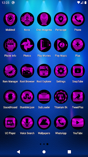 Oreo Magenta Icon Pack Screenshot 3