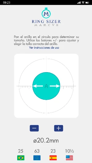 Ring Sizer Marcvs Screenshot 3