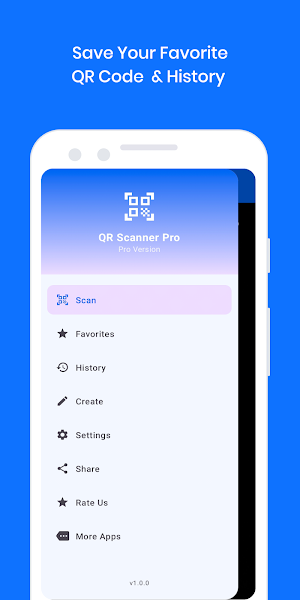 QR Scanner Pro: Create QR Screenshot 1