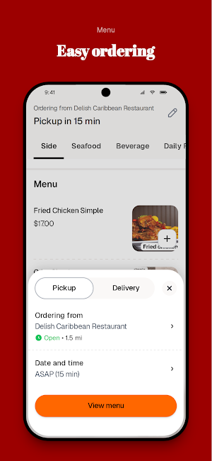 Delish Caribbean Restaurant FL Screenshot 2