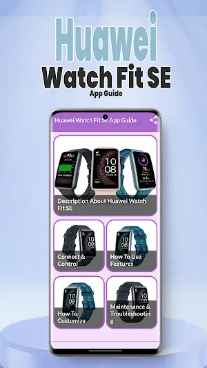 Huawei Watch Fit SE App Guide Screenshot 2