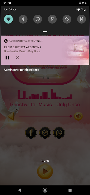 RADIO BAUTISTA ARGENTINA Screenshot 1