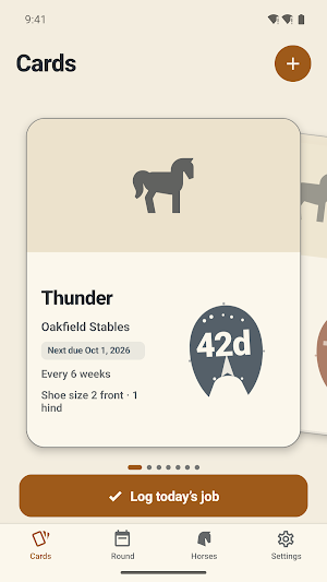 HoofBook: Farrier Shoeing Log Screenshot 0