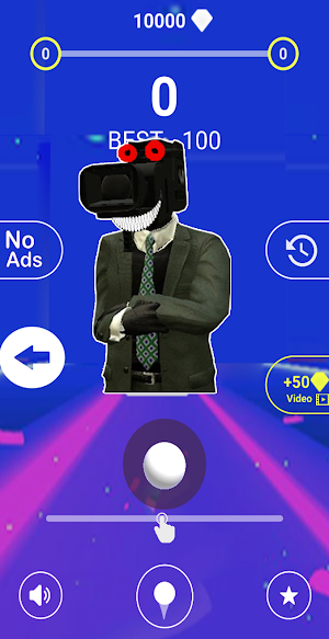 Tiles Hop: Skibidi Vs tv man Screenshot 2