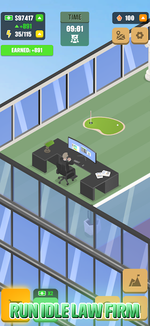 Idle Law Firm: Justice Empire Screenshot 0