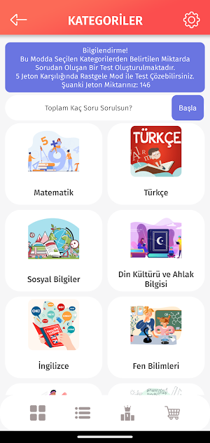 5.Sınıf Testleri Tüm Dersler Screenshot 3