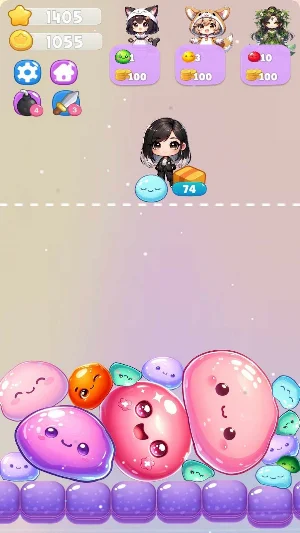 Slime Merge : Drop Puzzle Screenshot 1