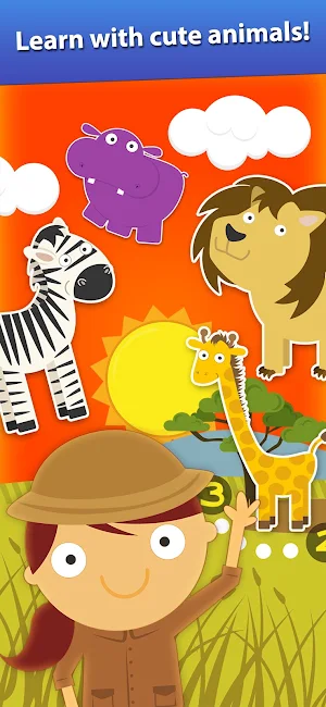 Animal Math Games for Kids in Pre-K & Kindergarten Screenshot 3