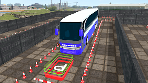 police bus game 3d parking Screenshot 1