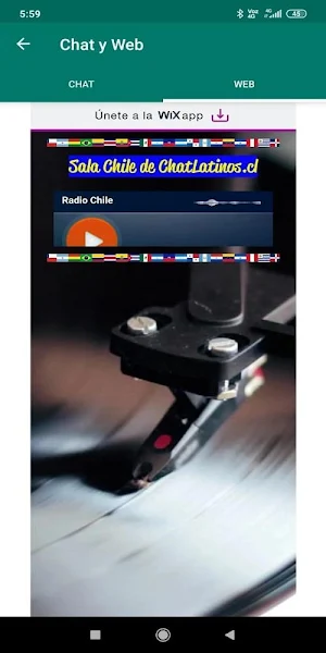 Radio Chile Online Screenshot 2