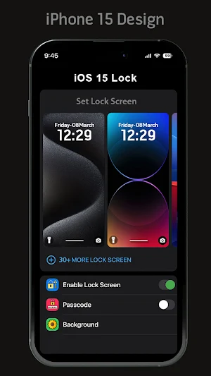 IOS 15 Lock Screen Screenshot 0