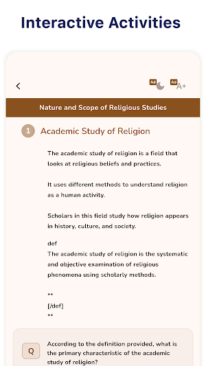 Religious Studies Screenshot 2