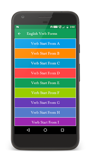 English Verb Forms With Hindi Meaning Screenshot 1