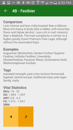 BJCP 2015 Beer Styles Screenshot 3