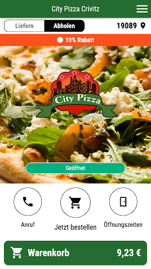 City Pizza Crivitz Screenshot 0