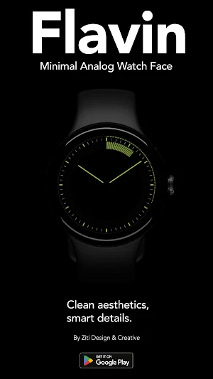 Flavin – Minimal Watch Face Screenshot 0