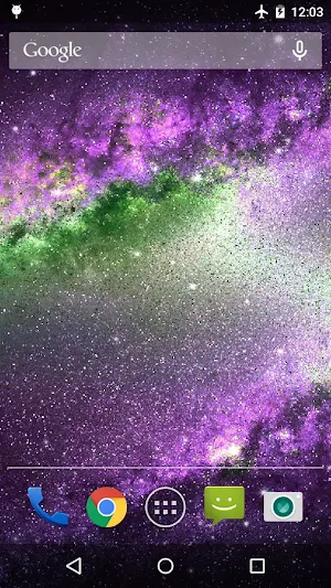 Galaxy Dust Live Wallpaper Screenshot 3
