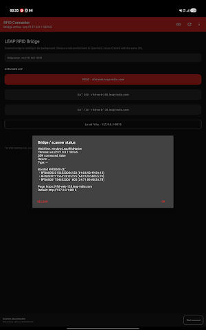 LEAP RFID Connector Screenshot 3