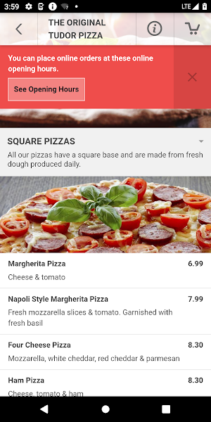 The Original Tudor Pizza Screenshot 2