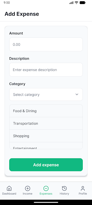 Expentry Screenshot 2