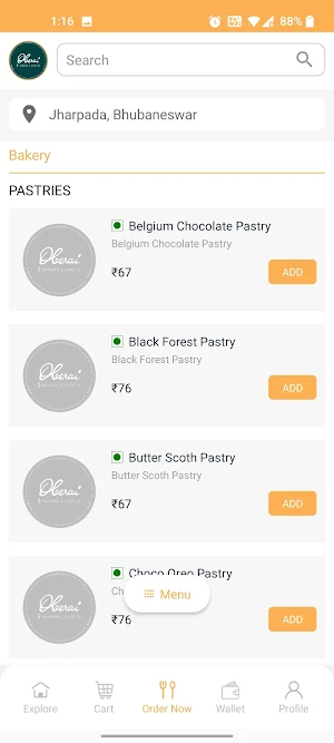 Oberai Bakers Screenshot 1