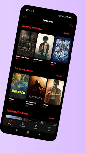 StreamFlix 1.0 : Movies & TV Screenshot 1