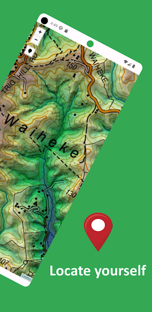 Waiheke Island Offline Topo Screenshot 1
