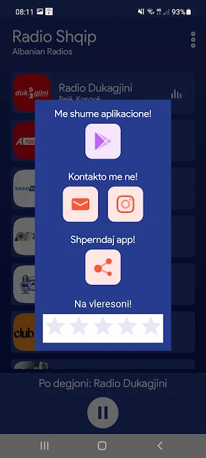 Radio Shqip Screenshot 2