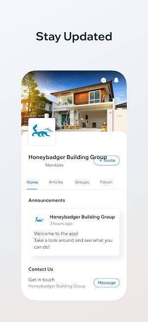 Honeybadger Connect Screenshot 2