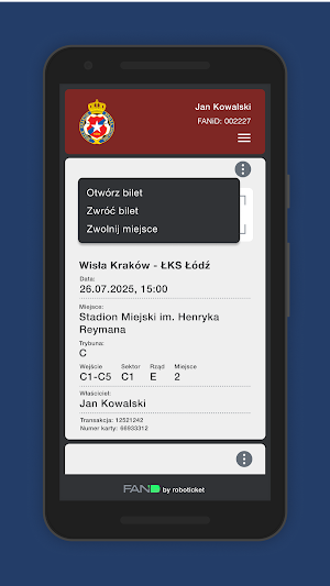Bilety Wisła Kraków Screenshot 3