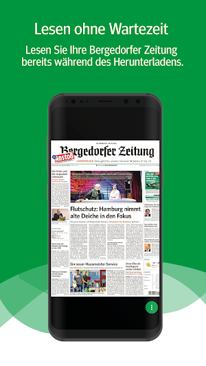 Bergedorfer Zeitung E-Paper Screenshot 1