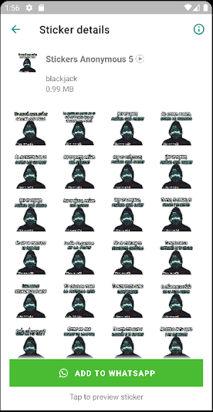 Stickers de Anonymous Screenshot 3