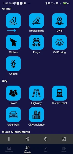 Sleep Sounds & Relaxing Music Screenshot 2