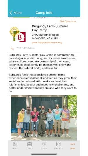 Burgundy Farm Summer Day Camp Screenshot 0