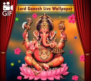 Animated Ganesh Live Wallpaper Screenshot 0
