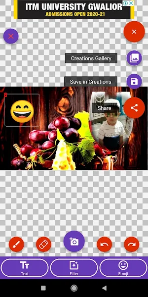 Glass Photo Frames Editor: DP, Screenshot 0