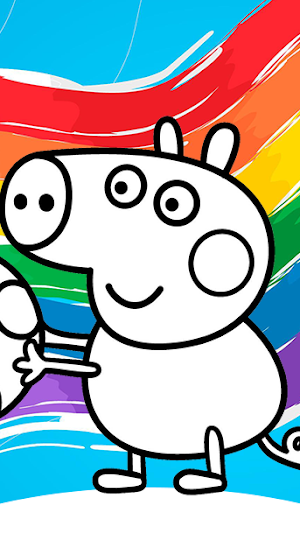 Peppo Piglet Coloring Game Screenshot 2