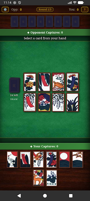 Stellar Hanafuda Koi-Koi Screenshot 1