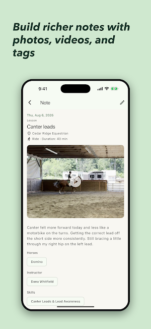ReinTrace: Riding Journal Screenshot 2