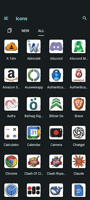 InkFlow Icon Pack Screenshot 1