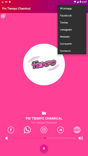Fm Tiempo Chamical Screenshot 1