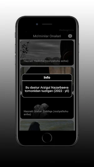 Mo'minlar Onalari Screenshot 2