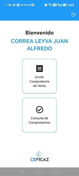 Ceficaz Móvil Screenshot 1