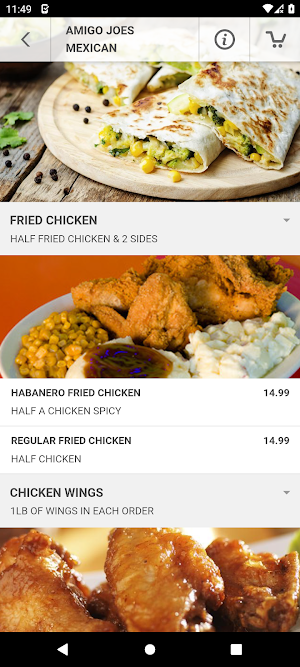 Amigo Joes Mexican Restaurant Screenshot 2