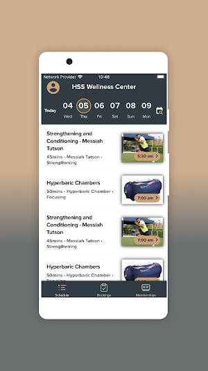 HSS Wellness Center Screenshot 1