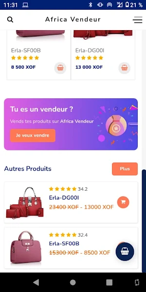 AFRICA VENDEUR Screenshot 2