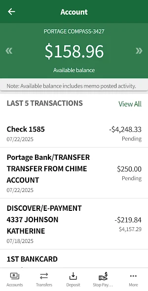 PortageBankMobile Screenshot 3