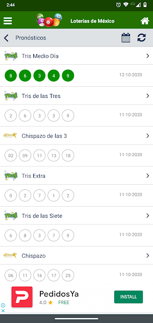 Loterías de México Screenshot 2