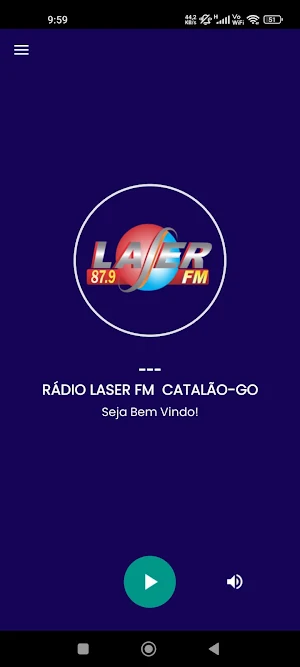RÁDIO LASER FM  CATALÃO-GO Screenshot 1