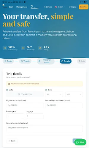 Faro Airport Transfers Screenshot 0